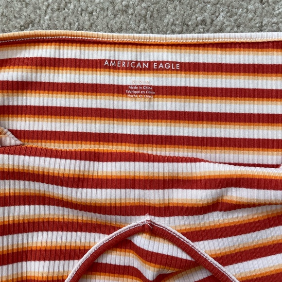 American Eagle Striped Halter Top - Picture 4 of 6